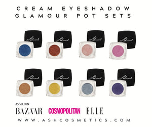 AshcosmeticsCream eye shadow Glamour Pot - All 8 creme eye shadows in a gift set